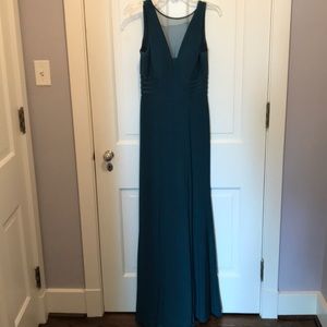 Emerald prom dress